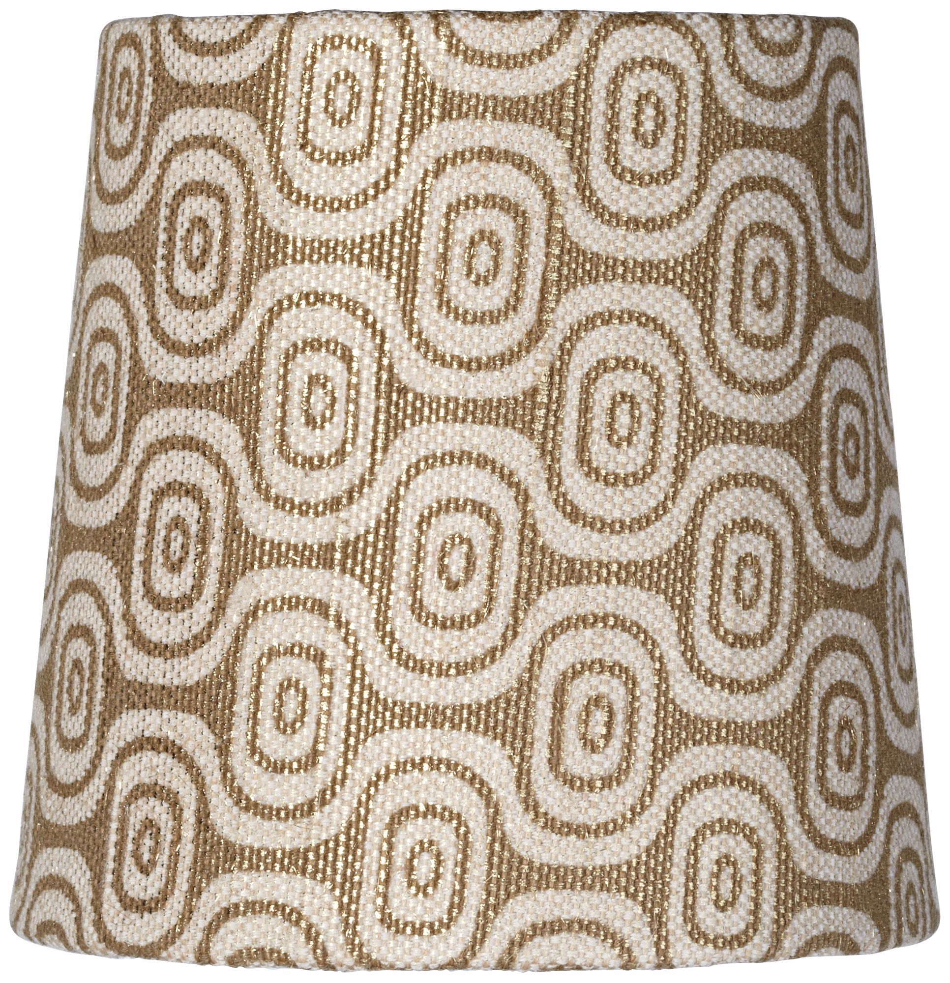 Geometric Ovals Lamp Shade 4x5x5 (Clip-On)