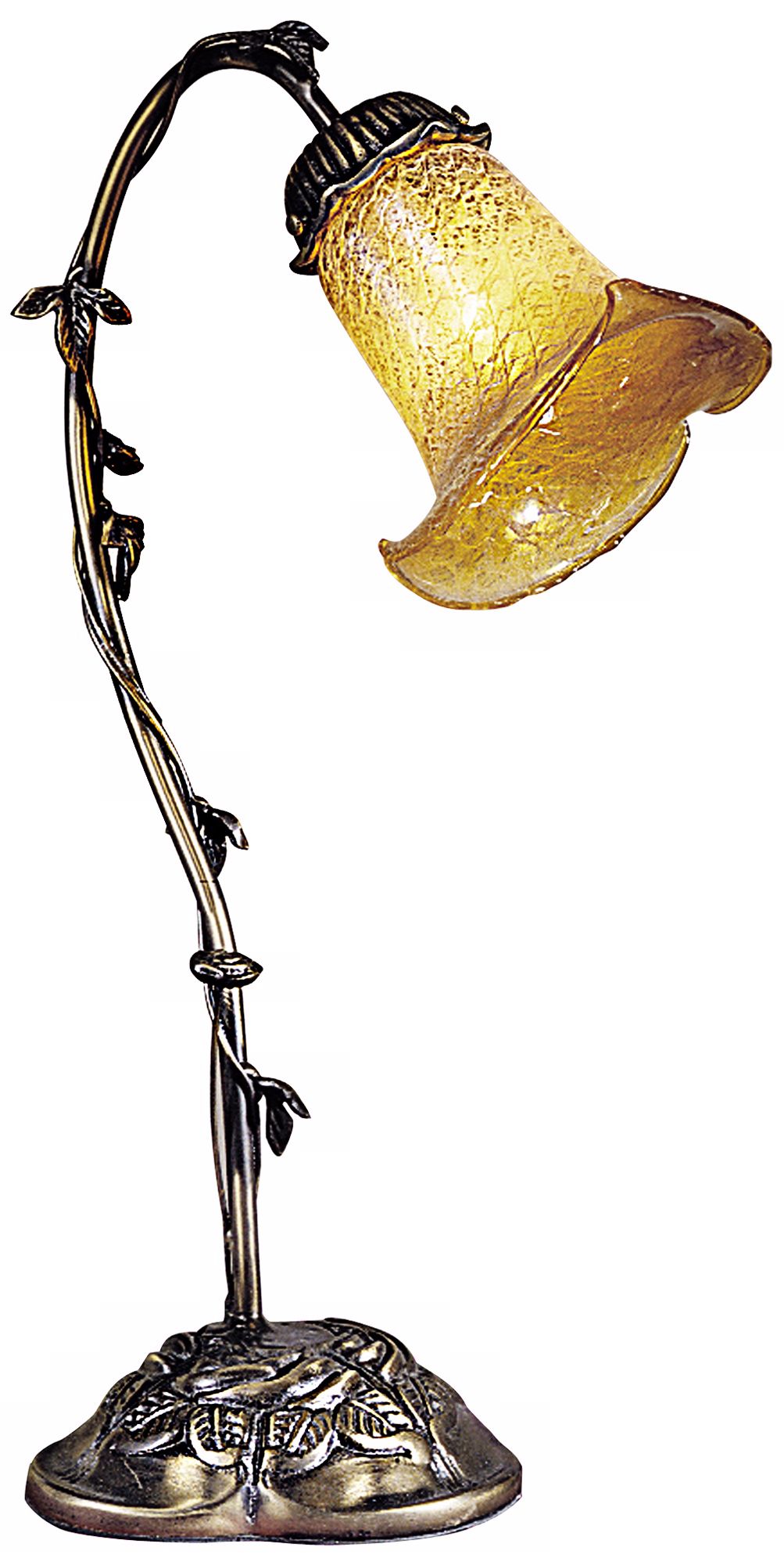 Dale Tiffany Favrile Lily Pad Glass Accent Lamp