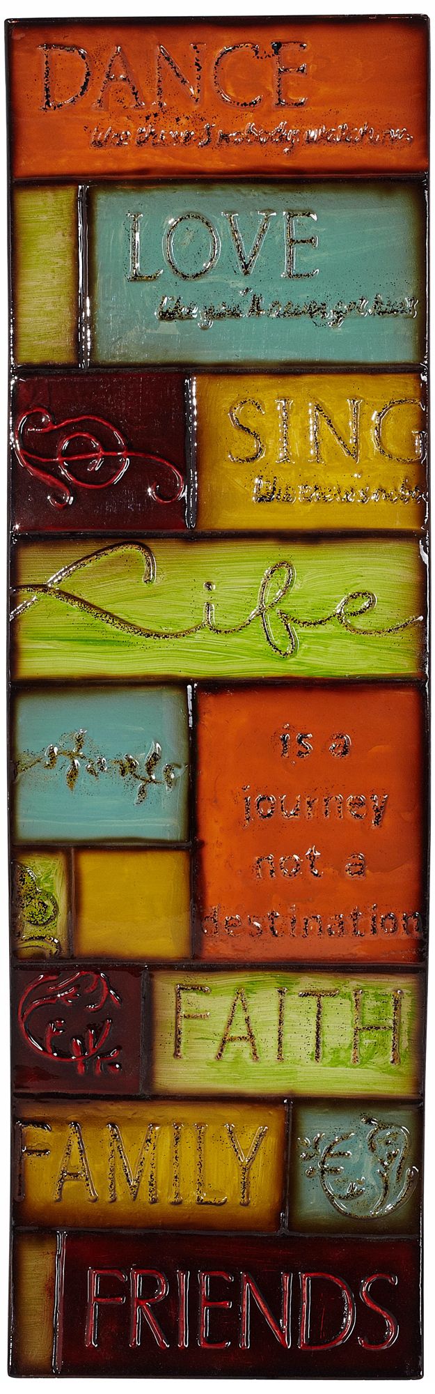 Inspirations 30 1/2" High License Plate Metal Wall Art