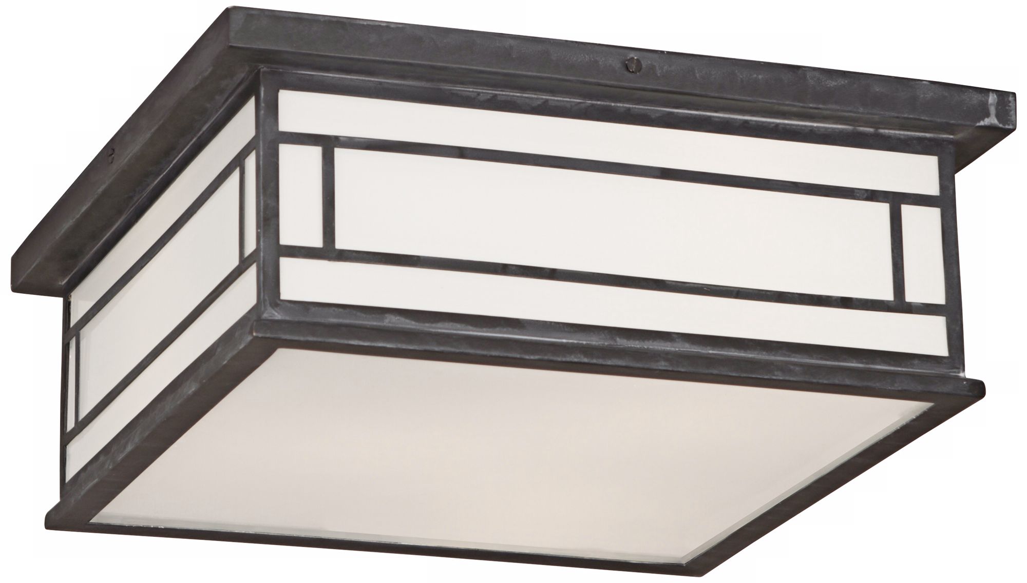 Robert Abbey Candler 17" W White Zinc Ceiling Light