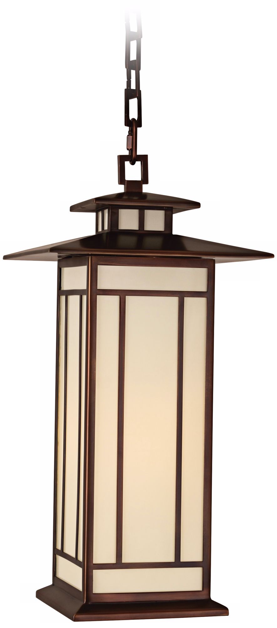 Robert Abbey Candler 19 1/4" H Ecru Copper Outdoor Pendant