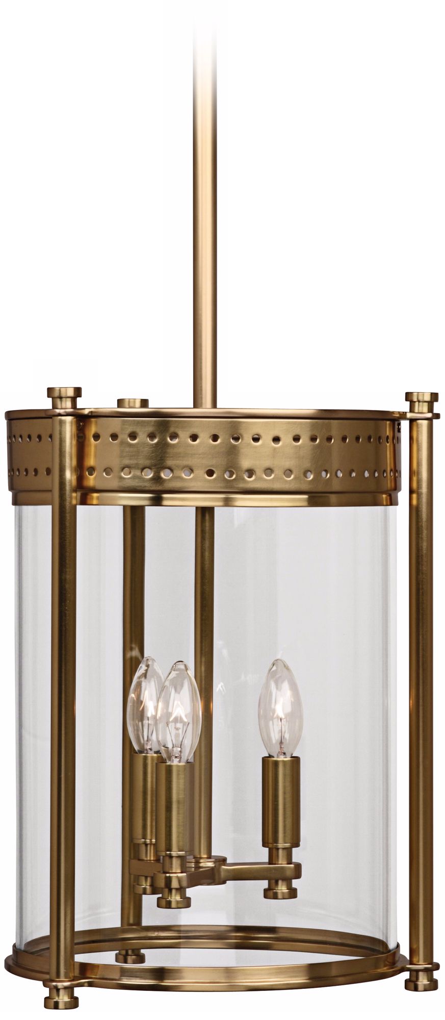 Robert Abbey Milo 15 1/2" High Antique Brass Outdoor Pendant