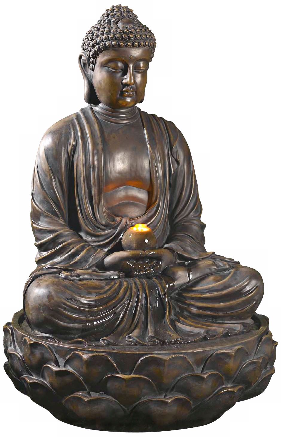 Sitting Buddha LED Fountain