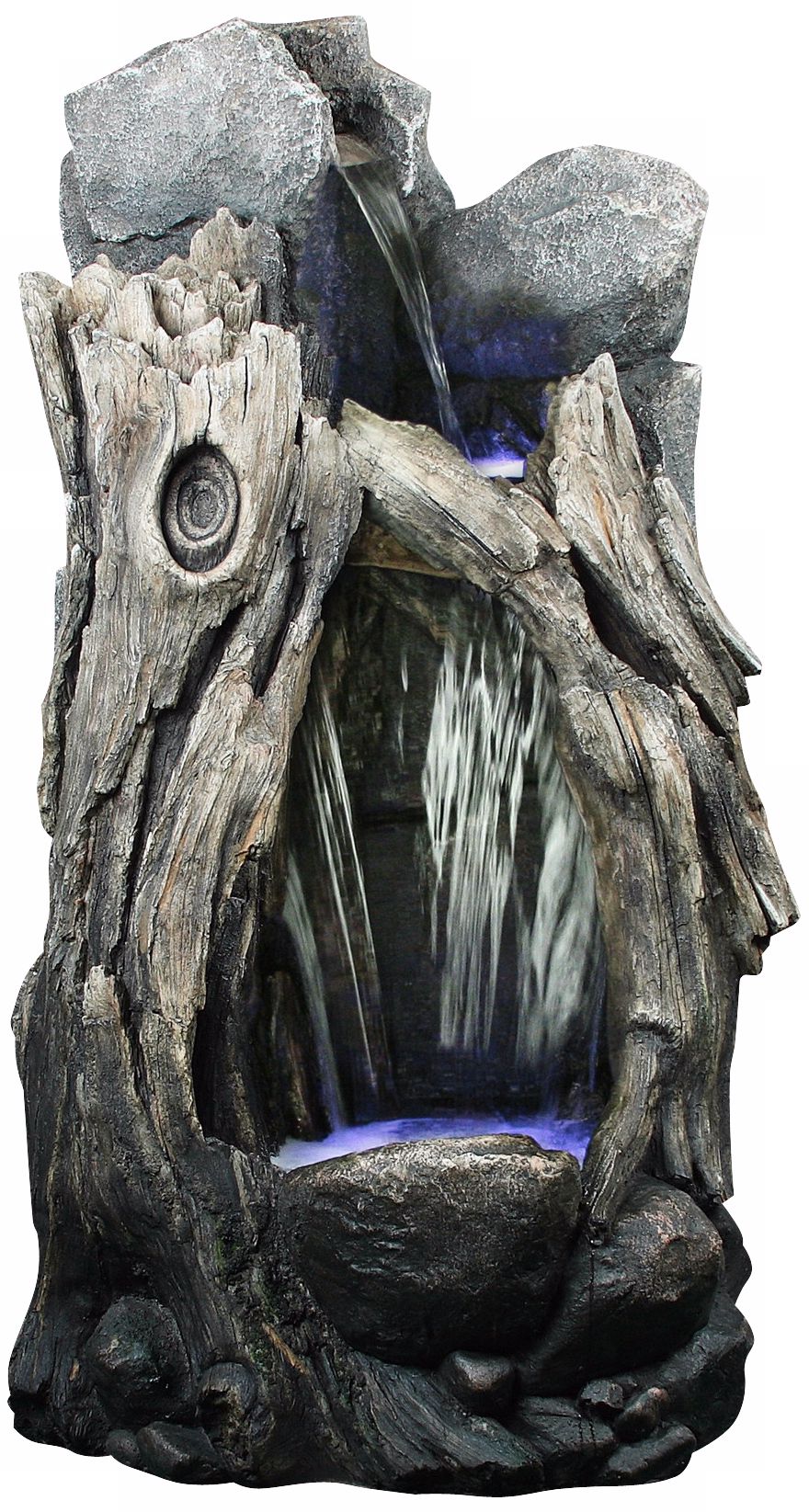 LED Rainforest Large Waterfall Outdoor Fountain