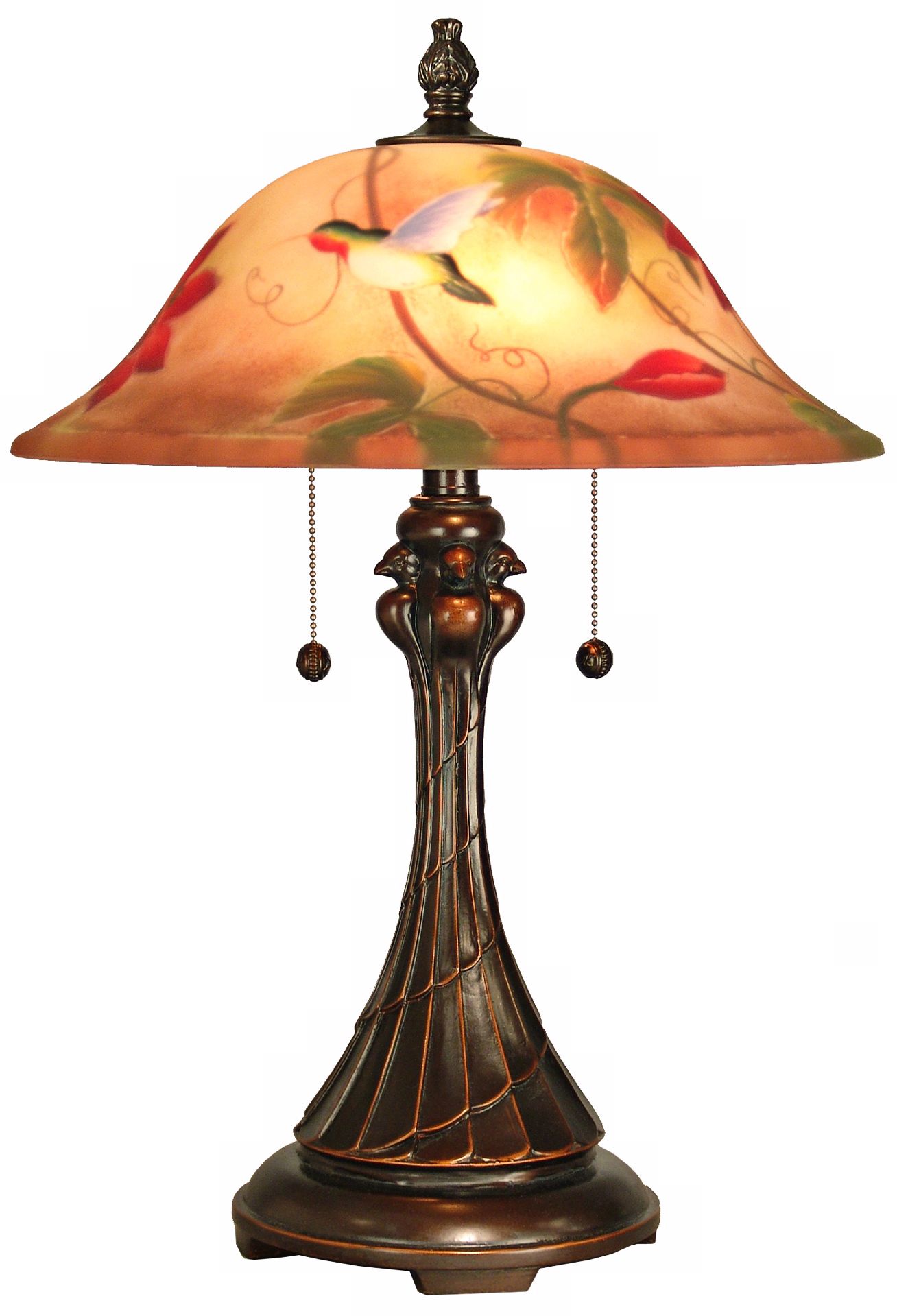 Tropical Sun Hand-Painted Dale Tiffany Table Lamp
