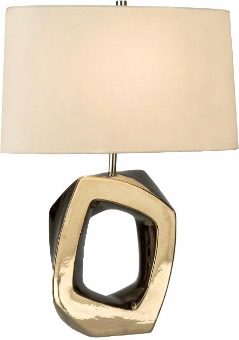 Nova Matrimony Reclining Silver Chrome Table Lamp