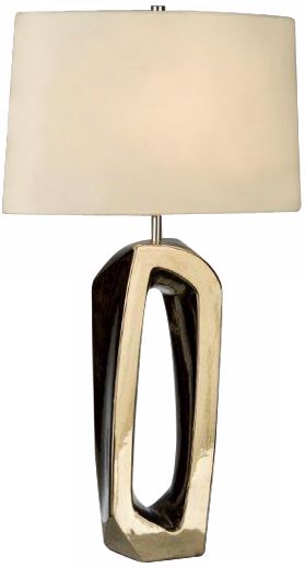 Nova Matrimony Standing Silver Chrome Table Lamp
