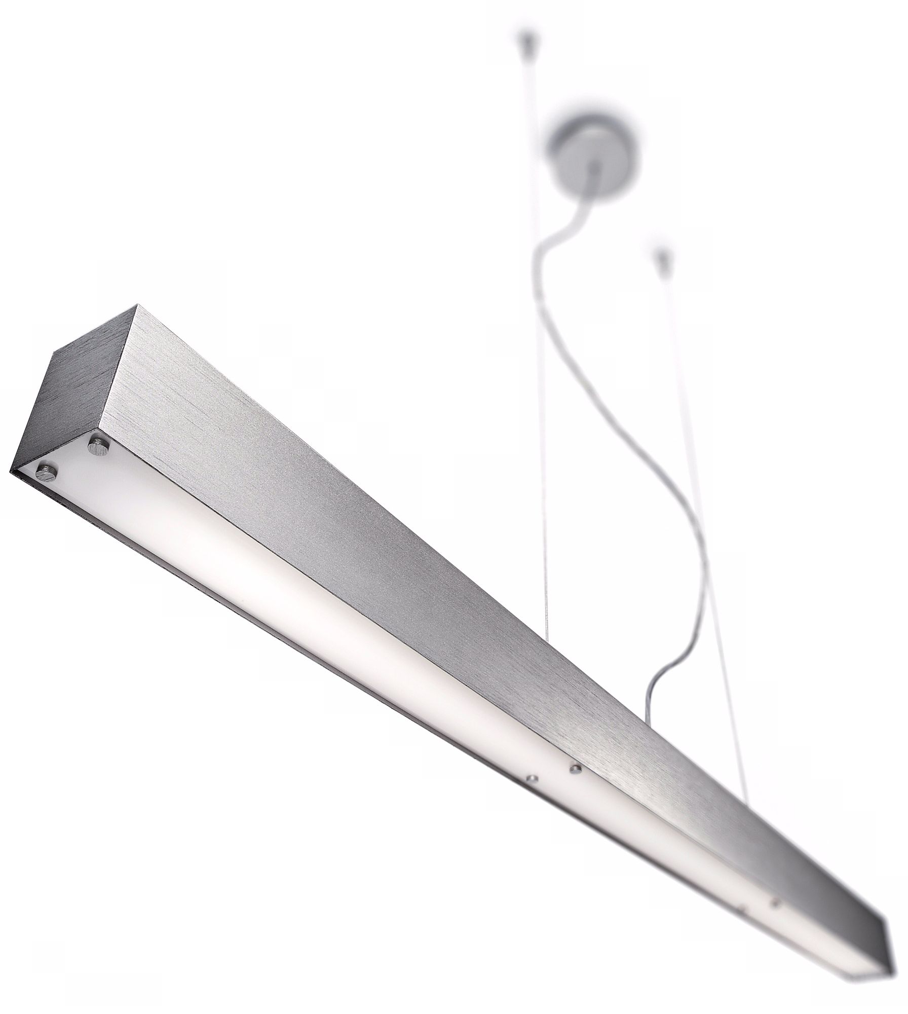 Ecomoods Barri 46 1/2" Wide Brushed Nickel Island Pendant