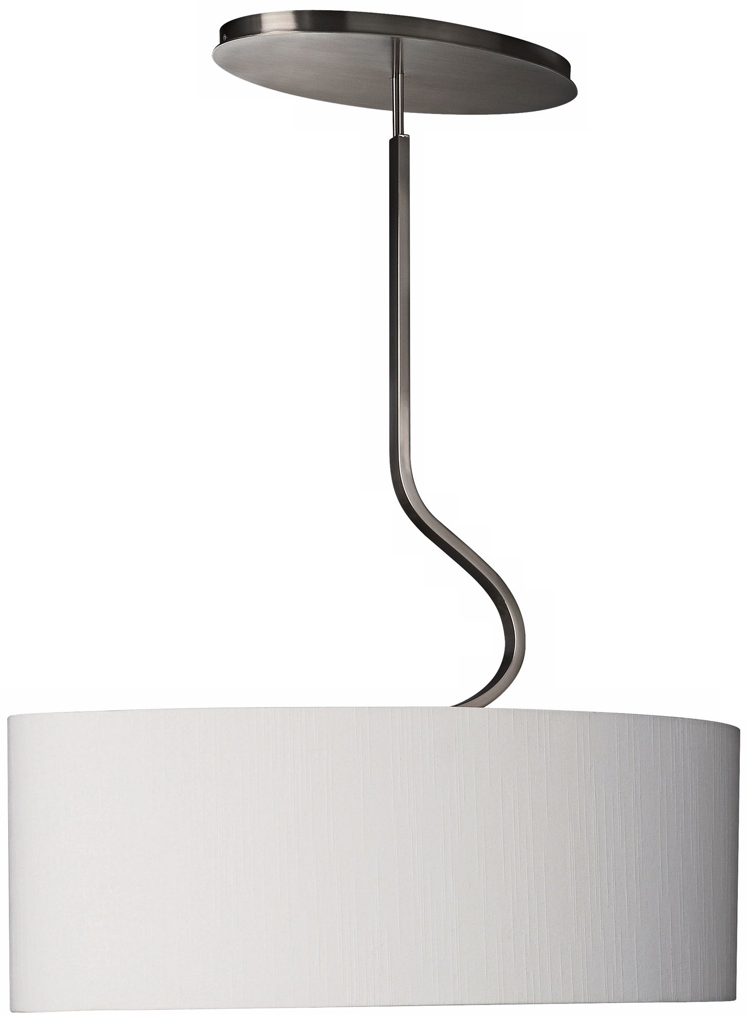 Roomstylers Curve 30 3/4" Wide Nickel Pendant Light