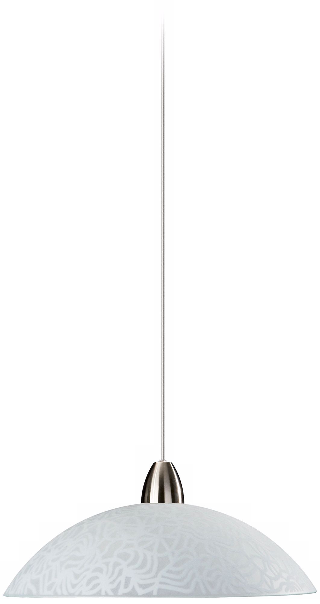 Roomstylers Artiste 17 3/4" Frosted Glass Pendant Light
