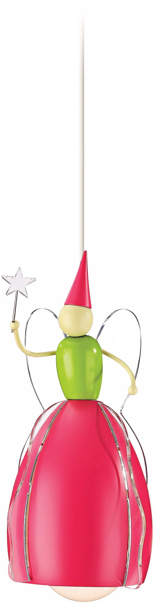 Kidsplace Fairy 9 1/2" Wide Metal Mini Pendant Light