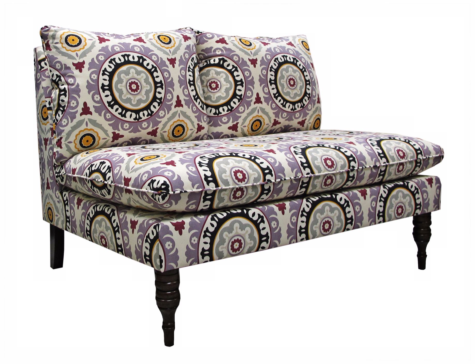 Lilac Solar Flair Armless Chaise
