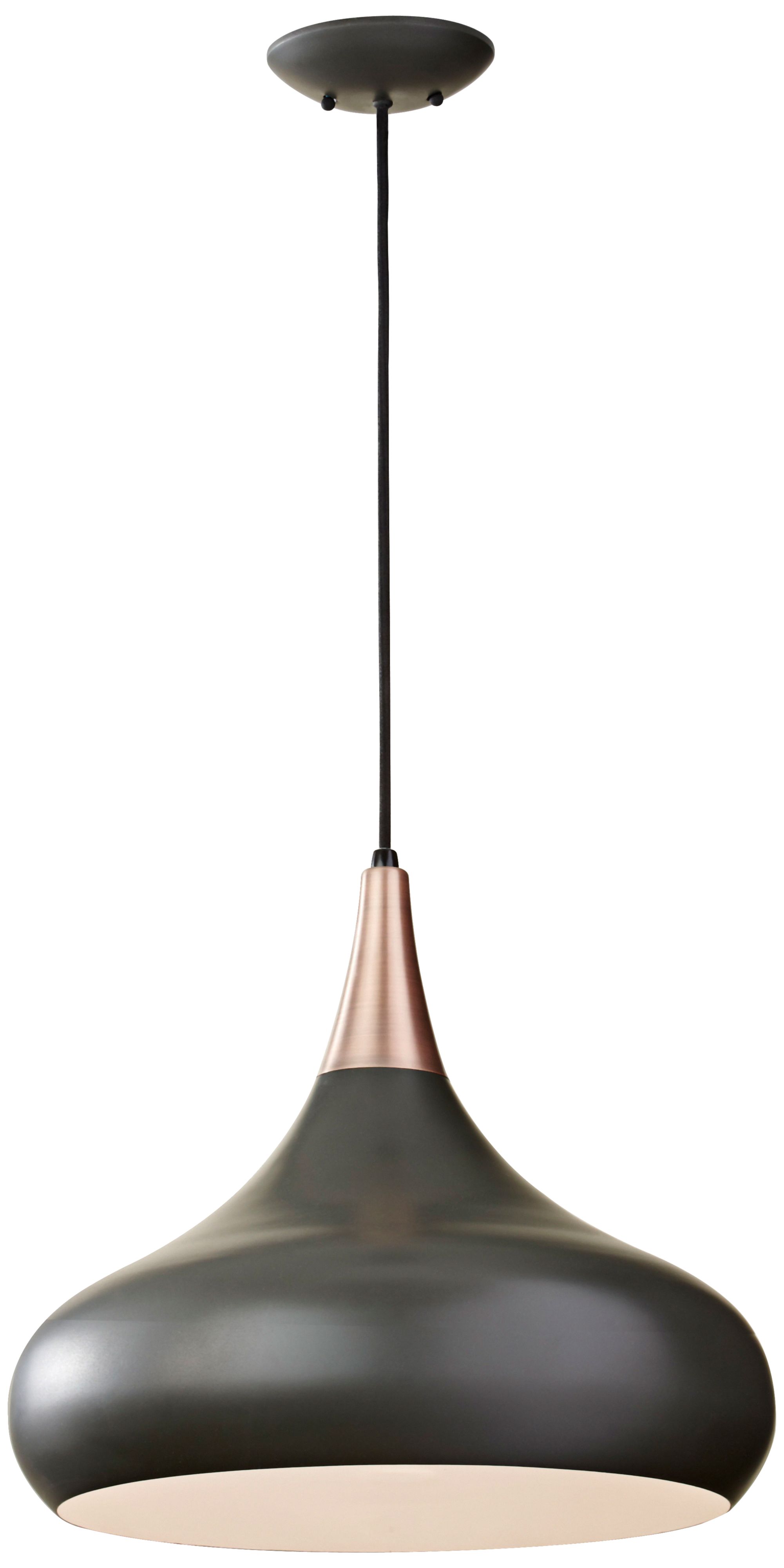 Murray Feiss Beso 18" Wide Dark Bronze Pendant Light