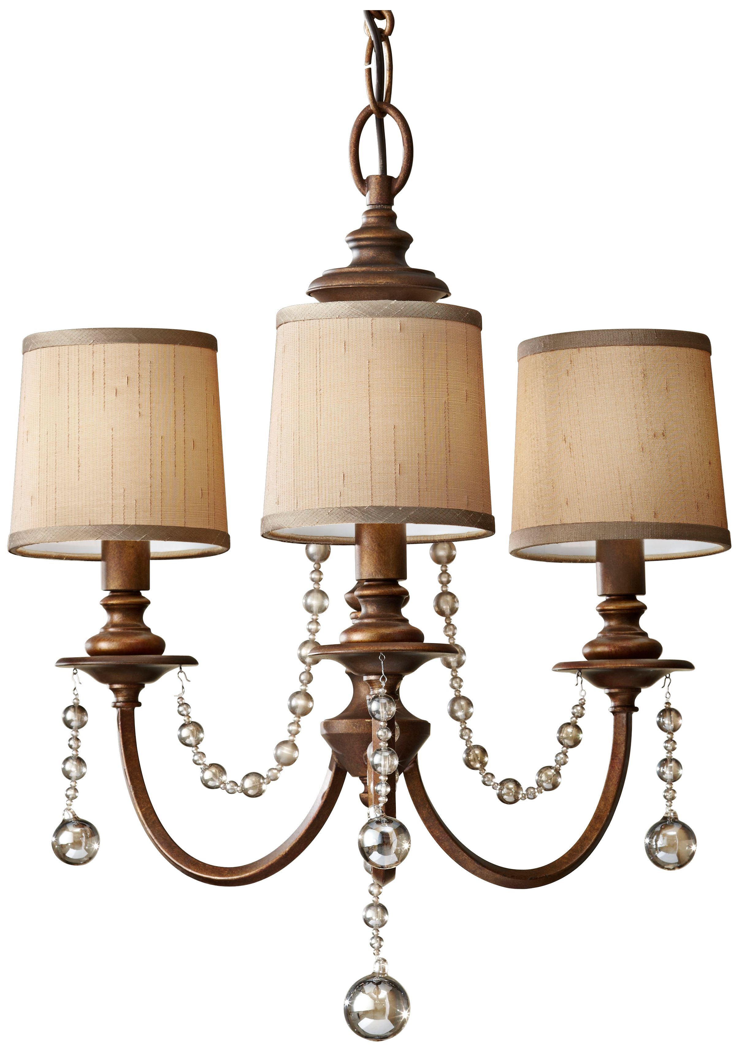 Murray Feiss Clarissa 18 1/2" Wide Firenze Gold Chandelier