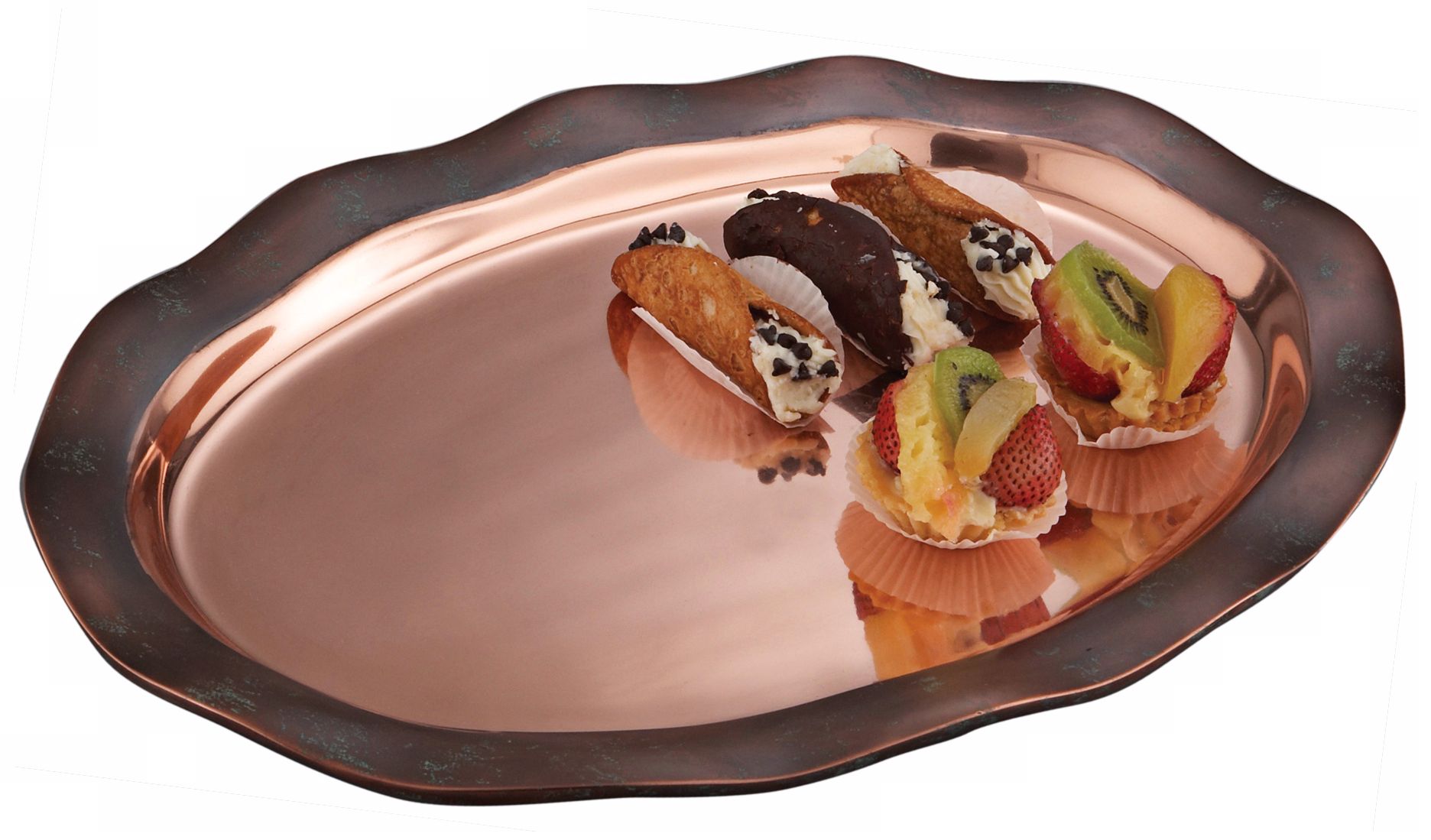 Nambe Copper Canyon Oval Serving Platter