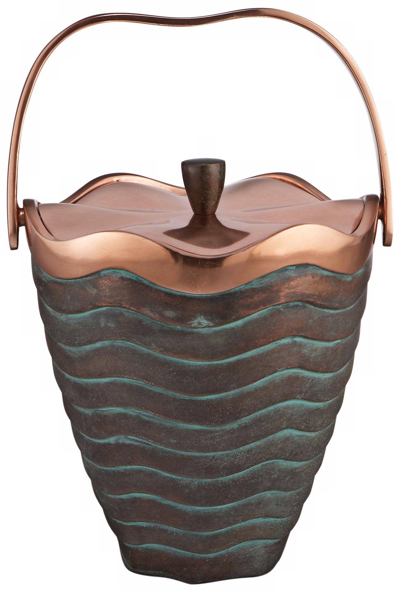 Nambe Copper Canyon Metal Ice Bucket