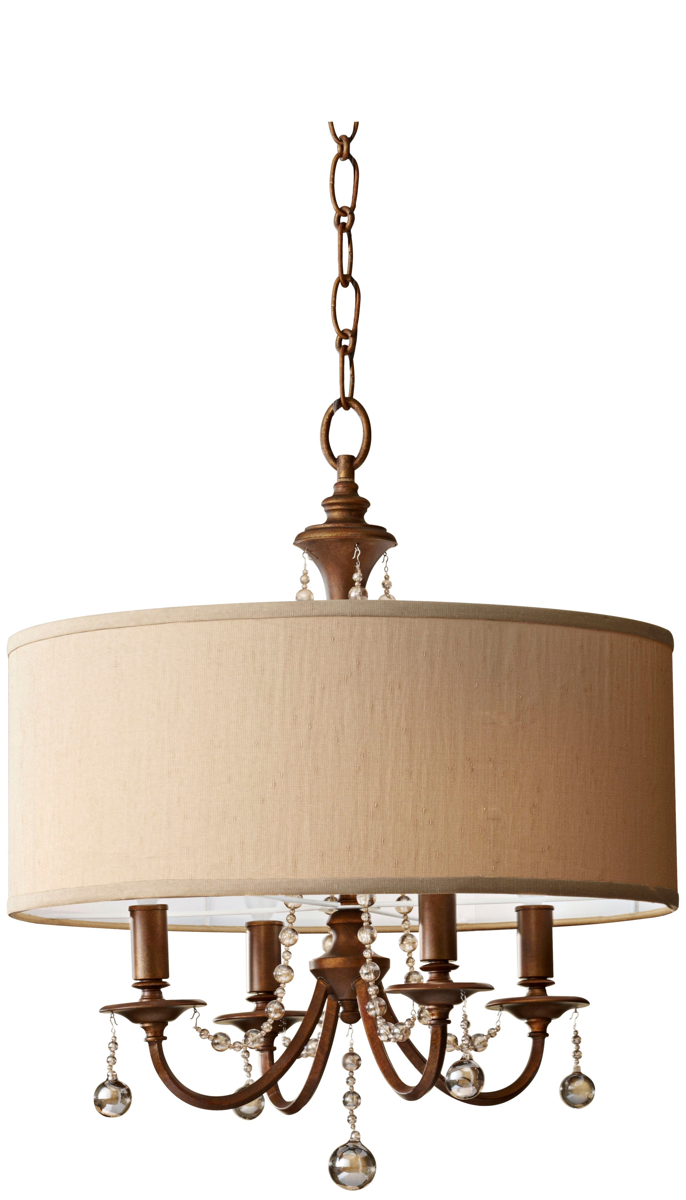 Murray Feiss Clarissa 21" Wide Firenze Gold Pendant Light