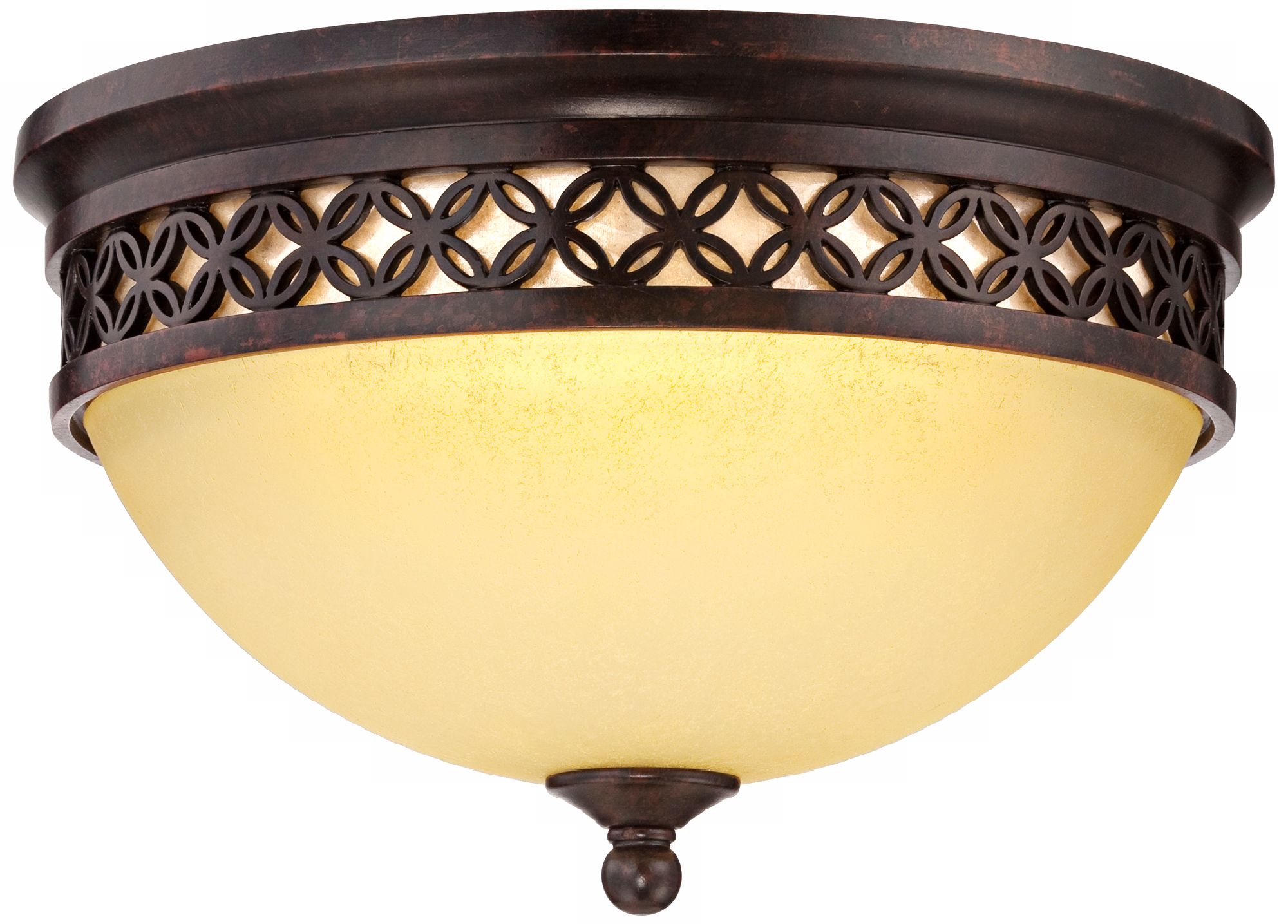 Possini Euro Design 8 1/2" Wide Bronze LED Ceiling Light