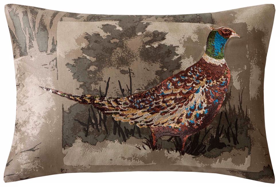 Woolrich Hadley Bird Plaid Accent Pillow
