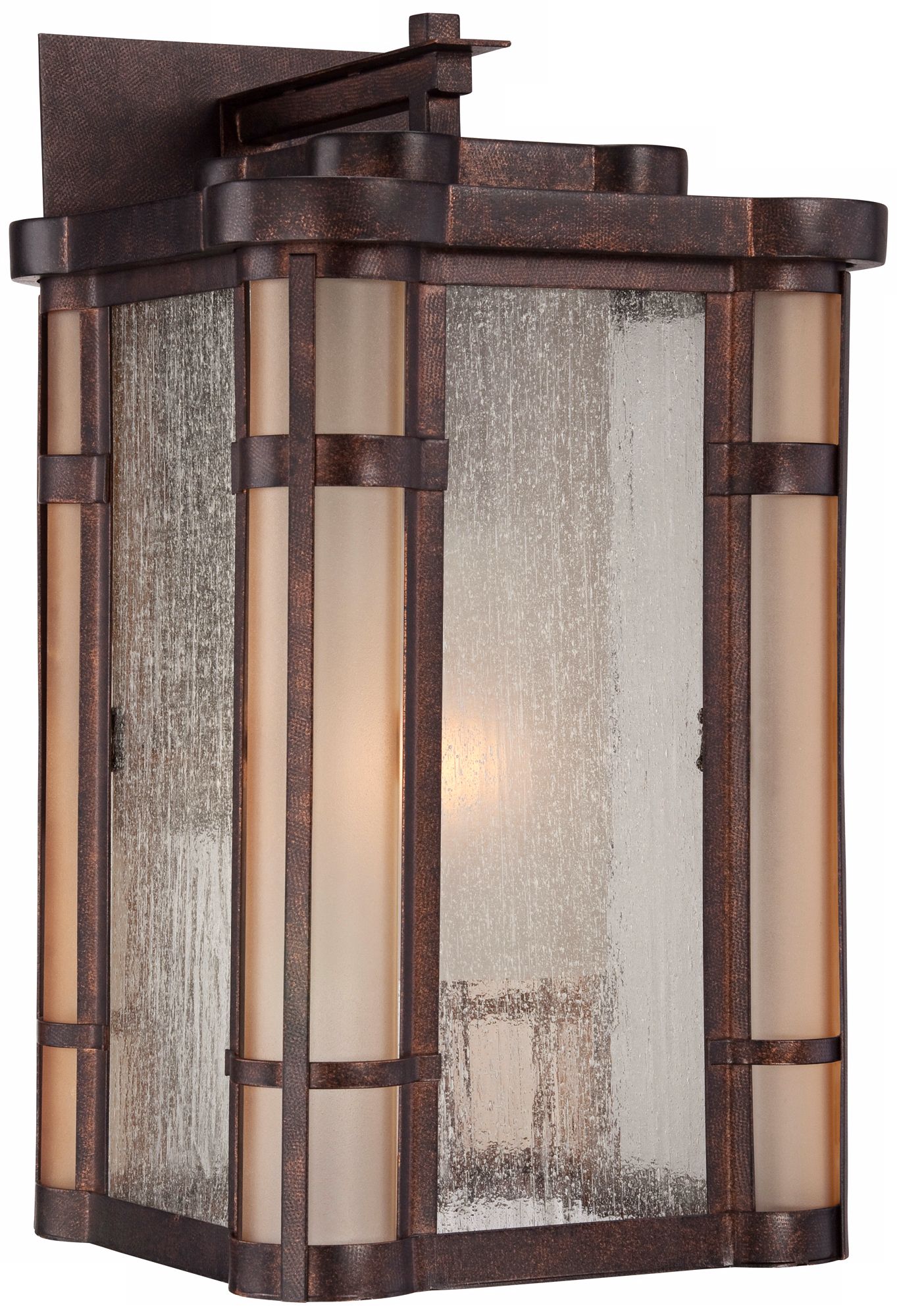 Pendelton Falls 14 3/4" High Bronze Outdoor Wall Light