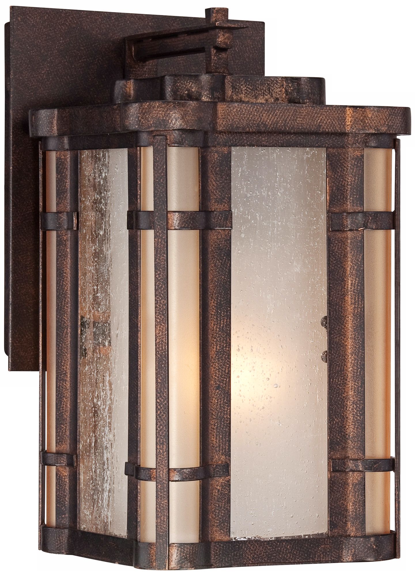 Pendelton Falls  9" High Bronze Outdoor Wall Light