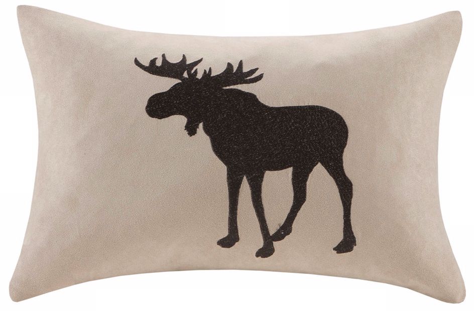 Woolrich Hadley Beige Plaid Oblong Accent Pillow