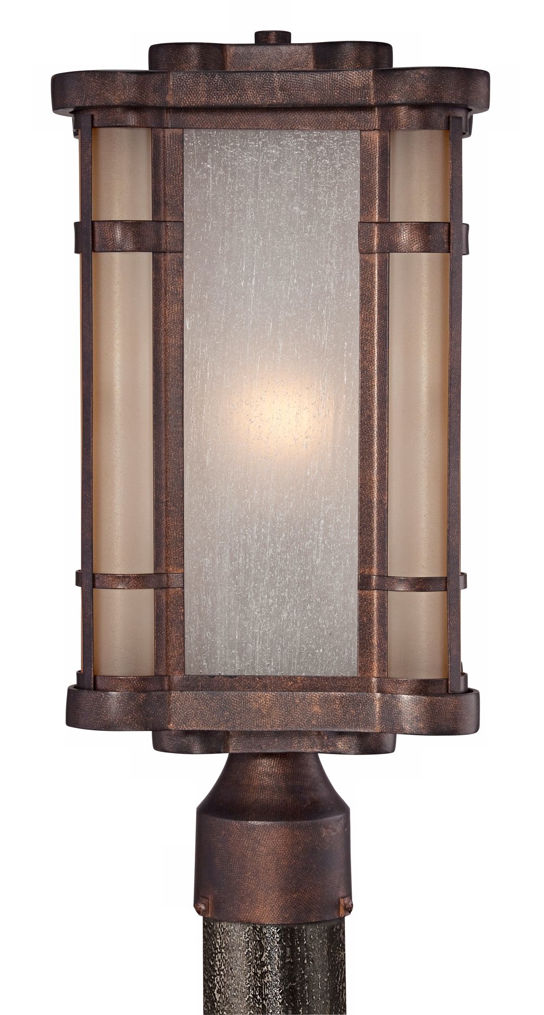 Pendelton Falls 17 3/4" High Bronze Outdoor Post Lamp