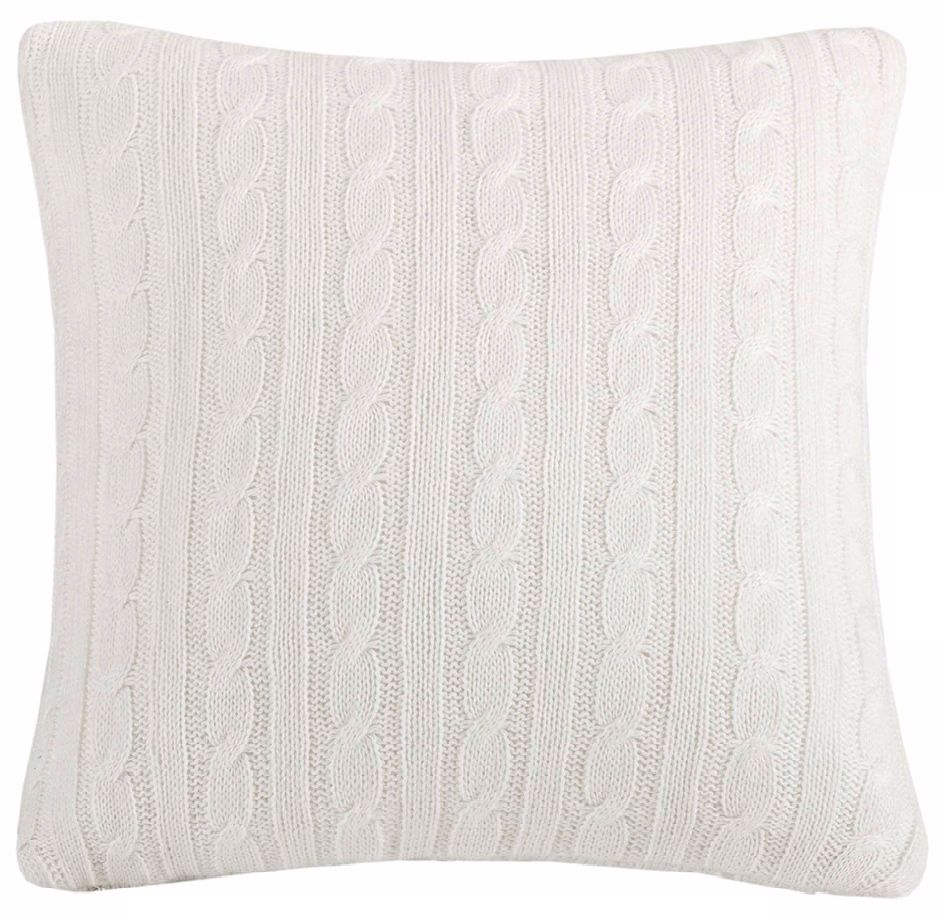 Woolrich River Run Off-White Knitted Pillow