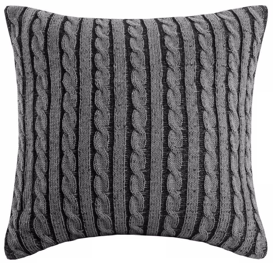 Woolrich Williamsport Sweater Knit Plaid Accent Pillow
