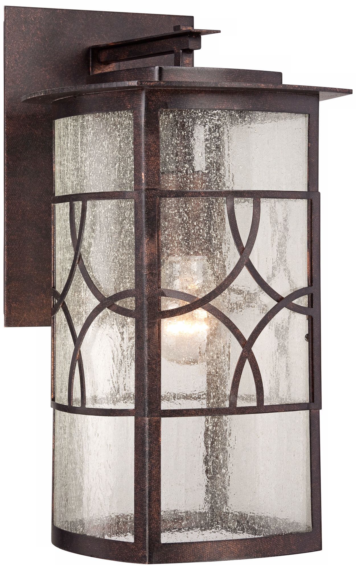 Riverton Organic Scroll 14" High Bronze Outdoor Wall Light