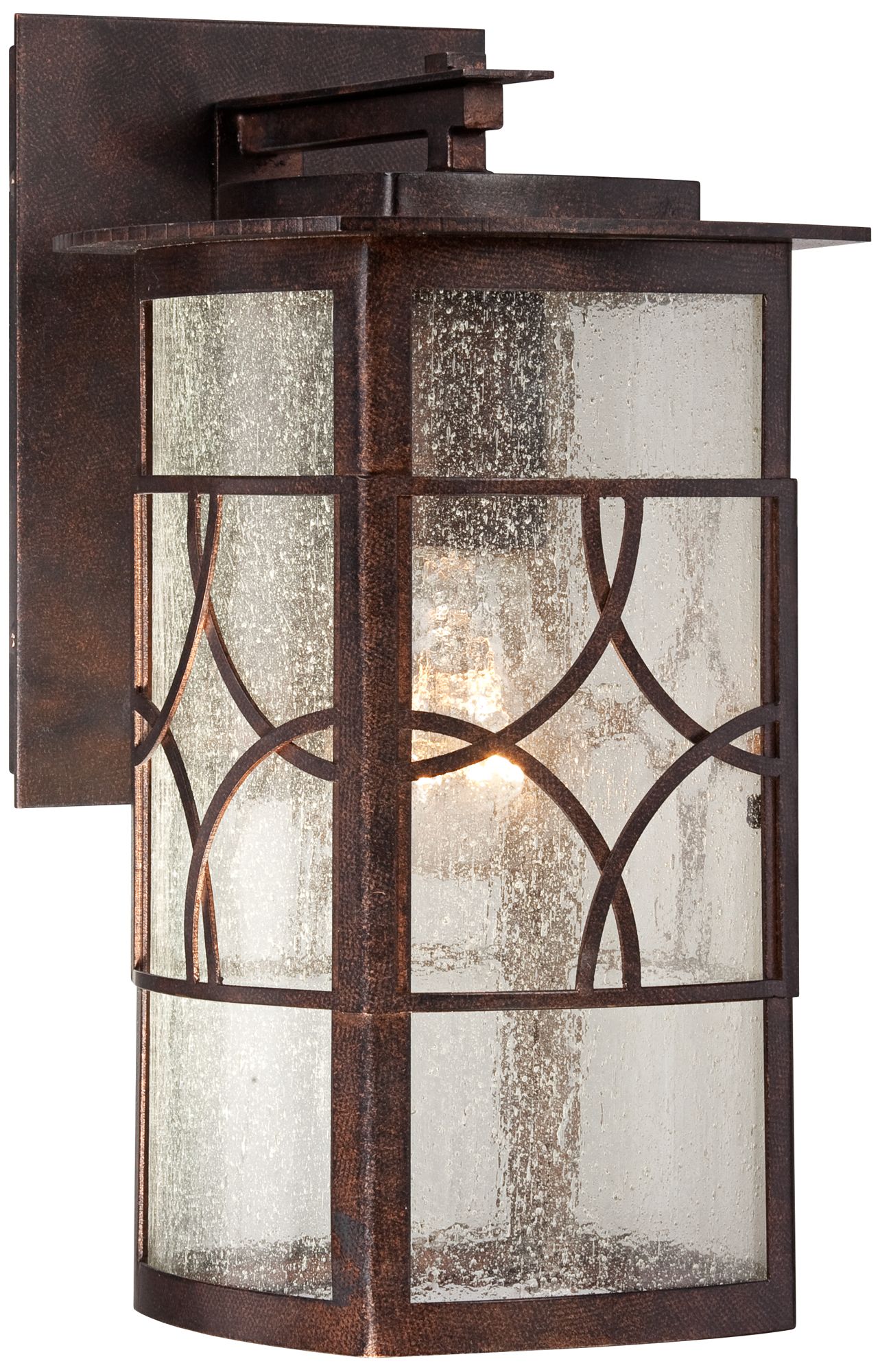 Riverton Organic Scroll 11" High Bronze Outdoor Wall Light