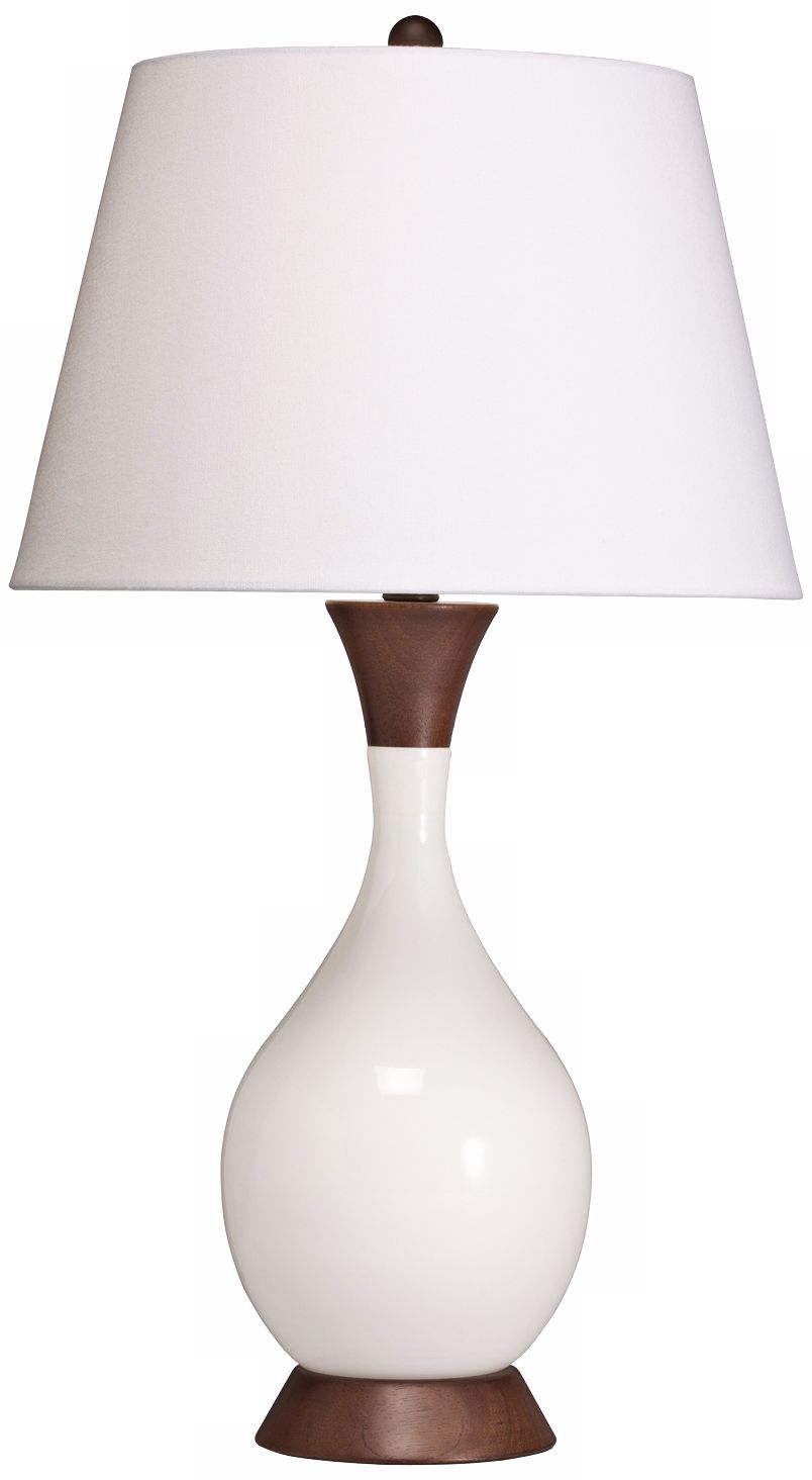 Kichler Dagmar Slender Milky White Glass Table Lamp