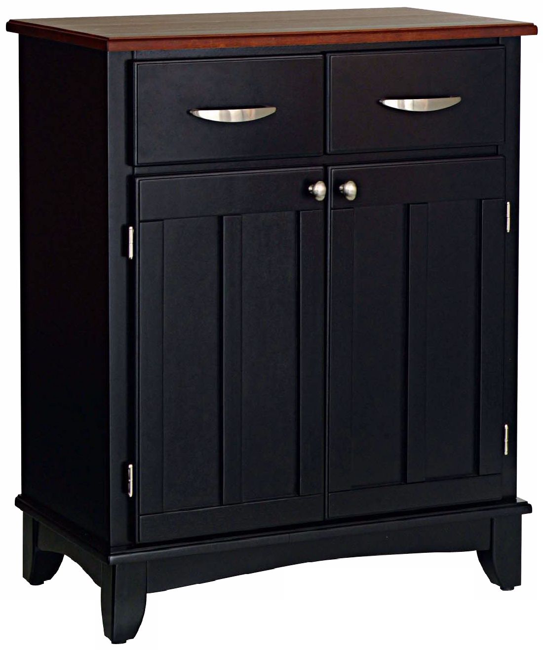 Lexington Cherry Wood Top Black Buffet