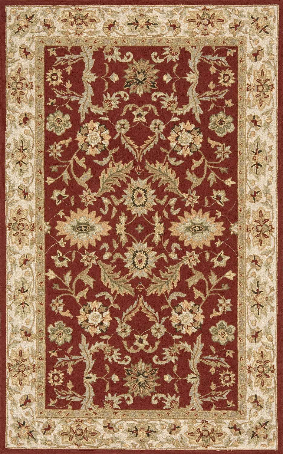 Veranda VR-03 Burgundy Indoor/Outdoor Area Rug