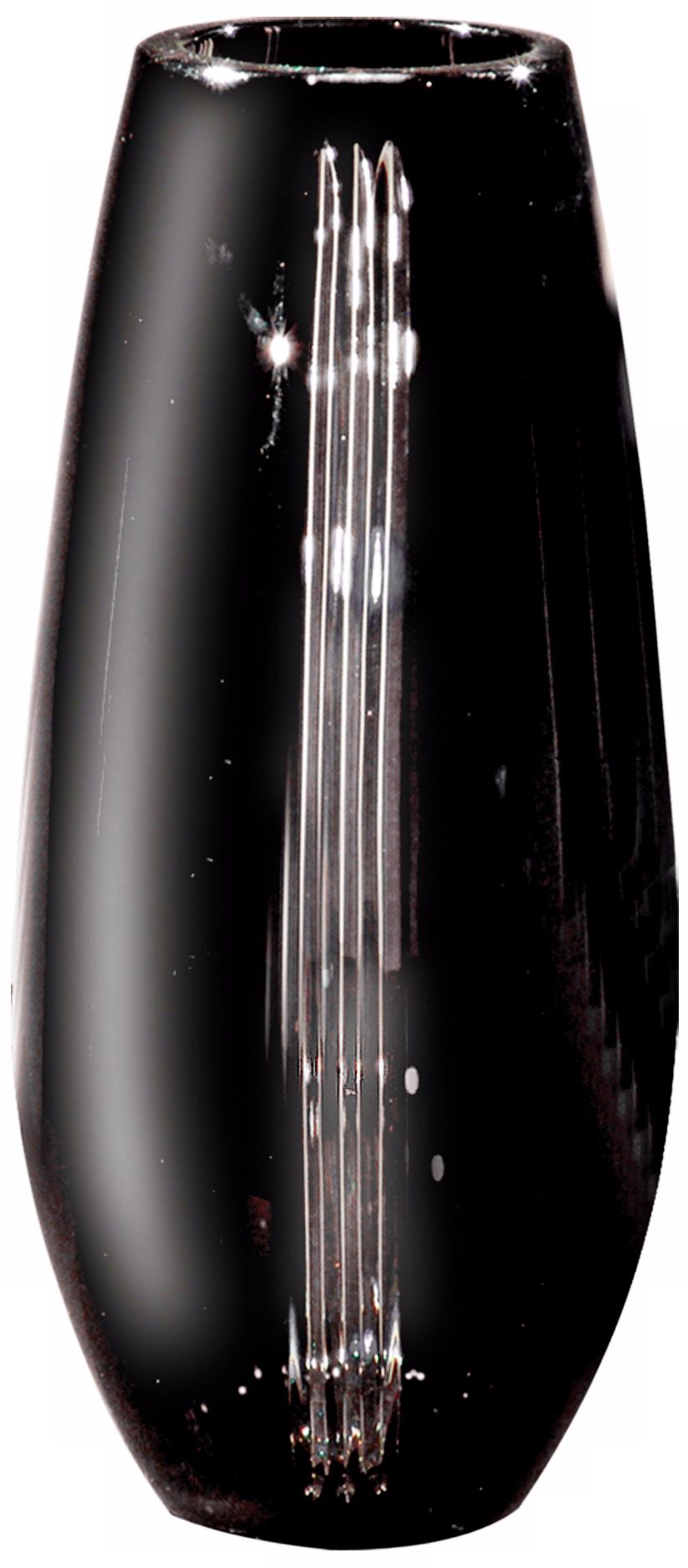 Dale Tiffany Blackline Small Crystal Vase