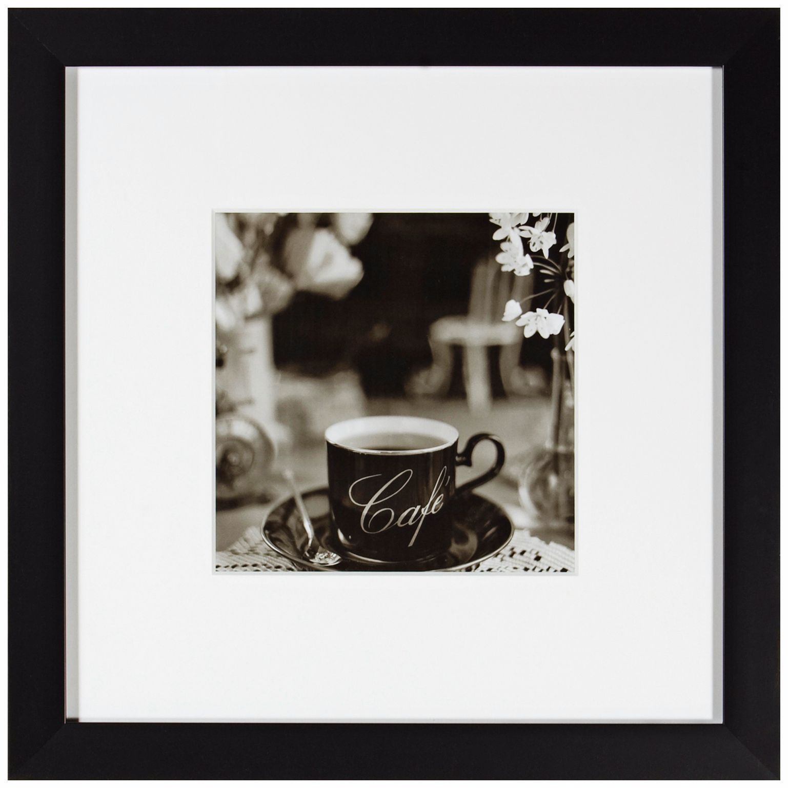 Cafe VI 20 1/2" Square Still Life Photo Wall Art