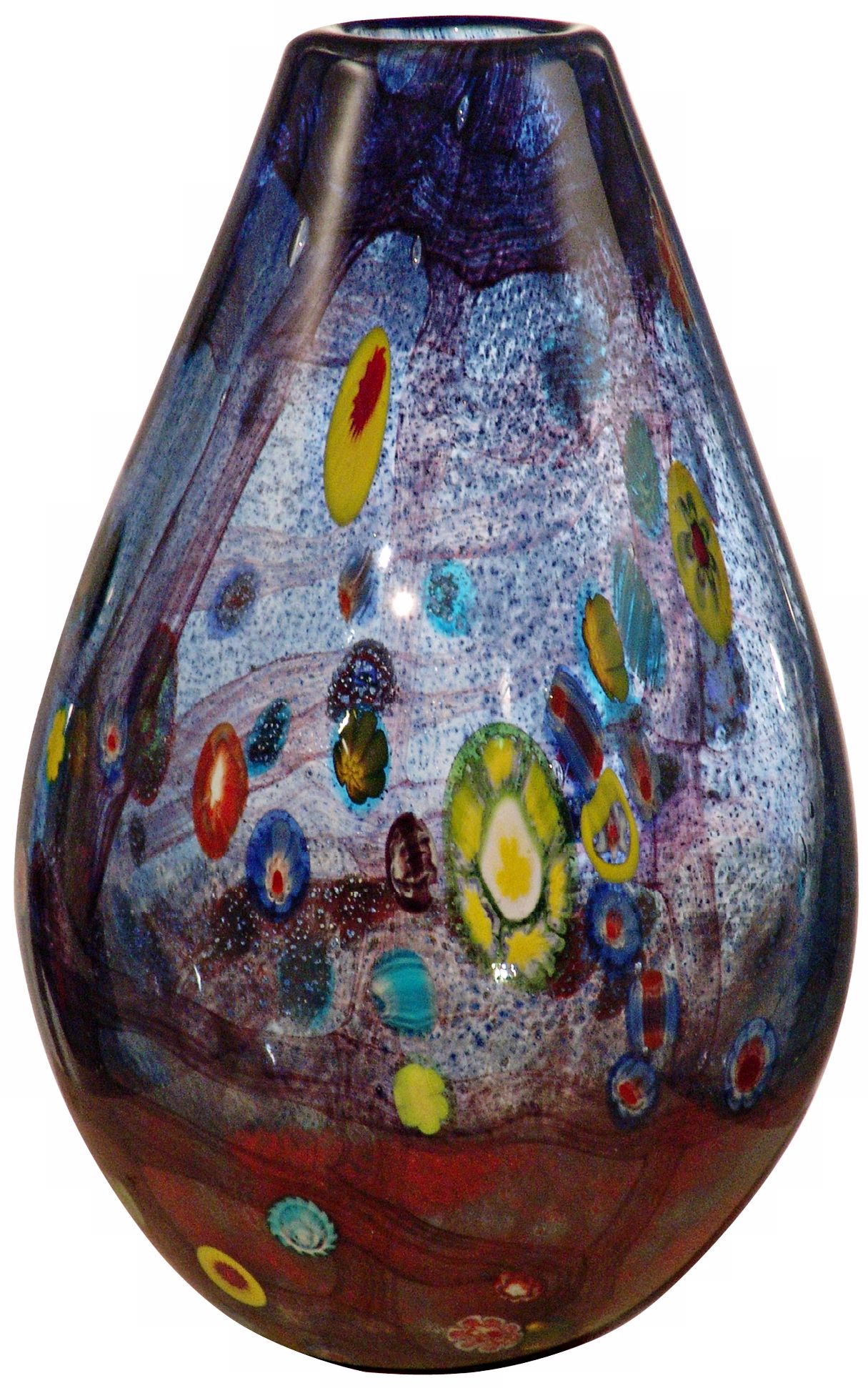 Dale Tiffany Basil Hand-Blown Art Glass Vase