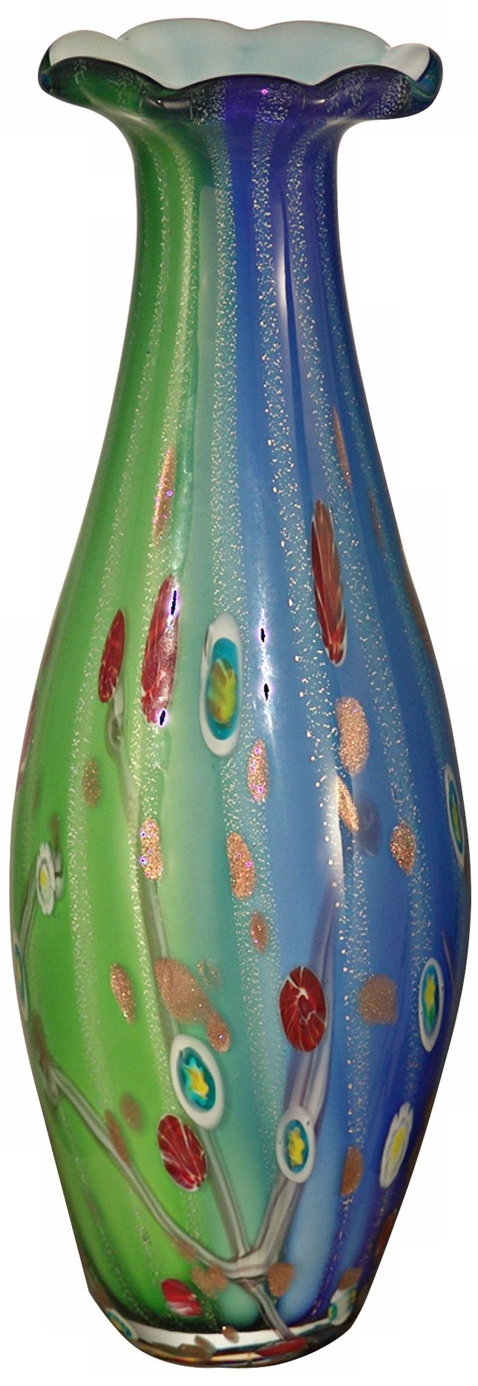 Dale Tiffany Barrington Hand-Blown Art Glass Vase