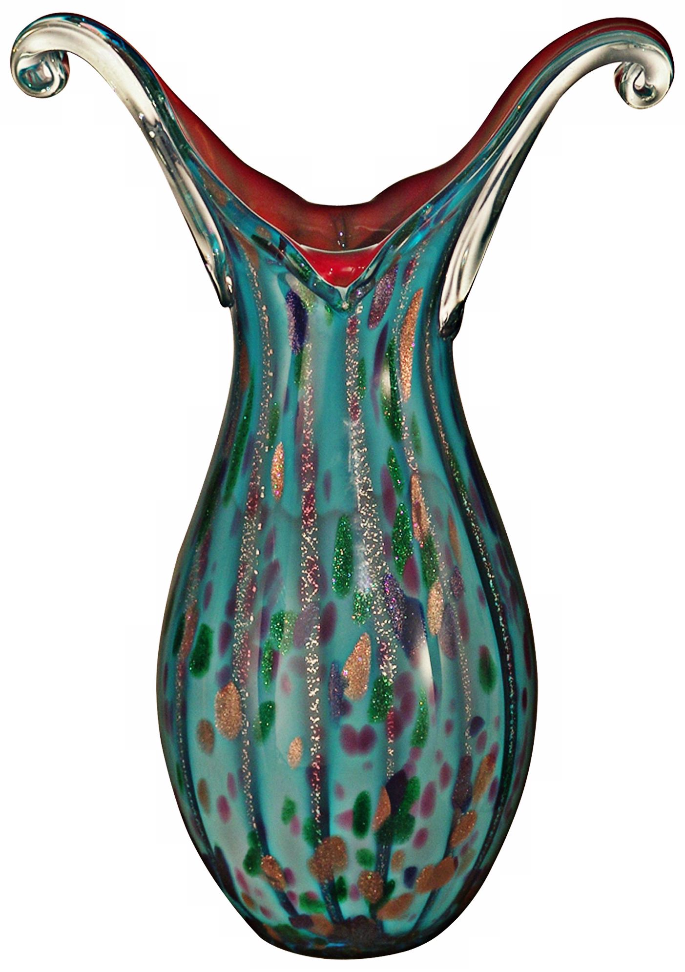 Dale Tiffany Morgan Hand-Blown Art Glass Vase