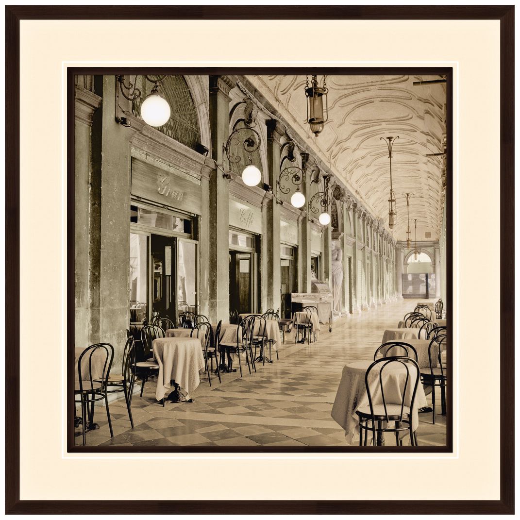 European Cafe I 32" Square Photo Wall Art