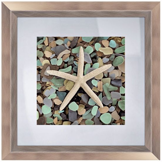 Blue Shells III 18 1/2" Square Coastal Wall Art
