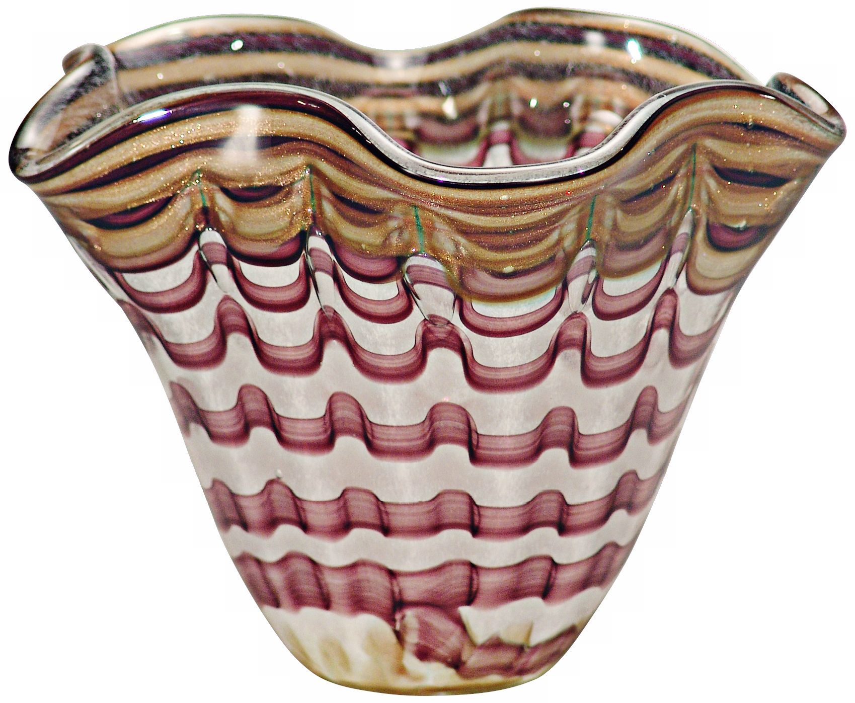Dale Tiffany Napa Vino Hand-Blown Art Glass Bowl