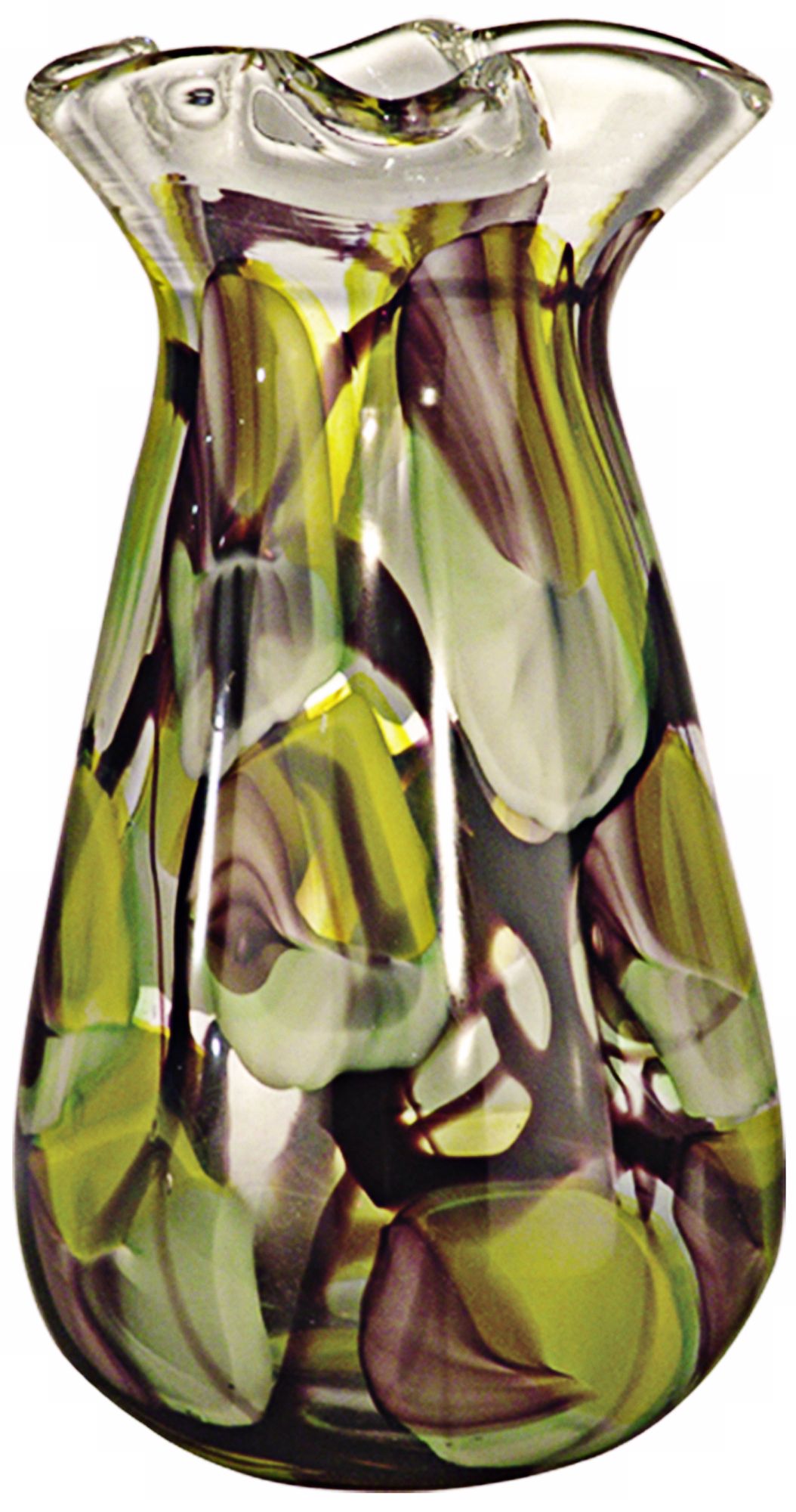 Dale Tiffany North Shore Tall Hand-Blown Art Glass Vase