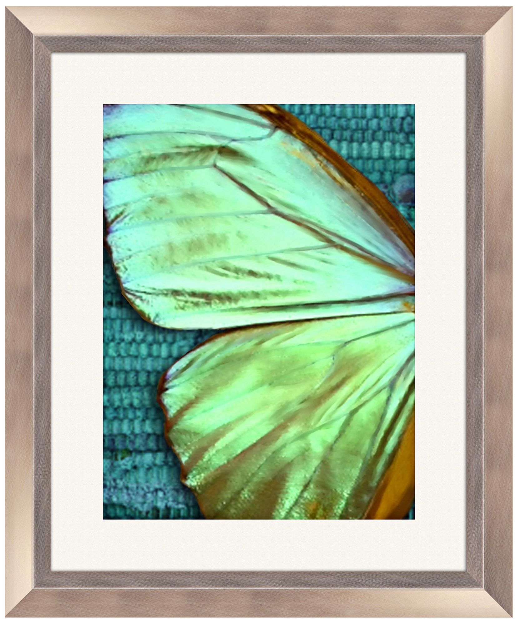 Butterfly 23 1/2" High Framed Wall Art
