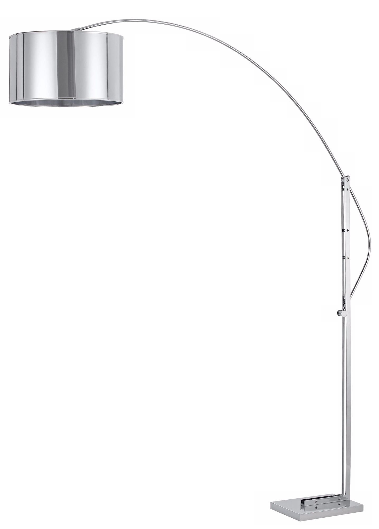 Cristophe Chrome Adjustable Arc Floor Lamp
