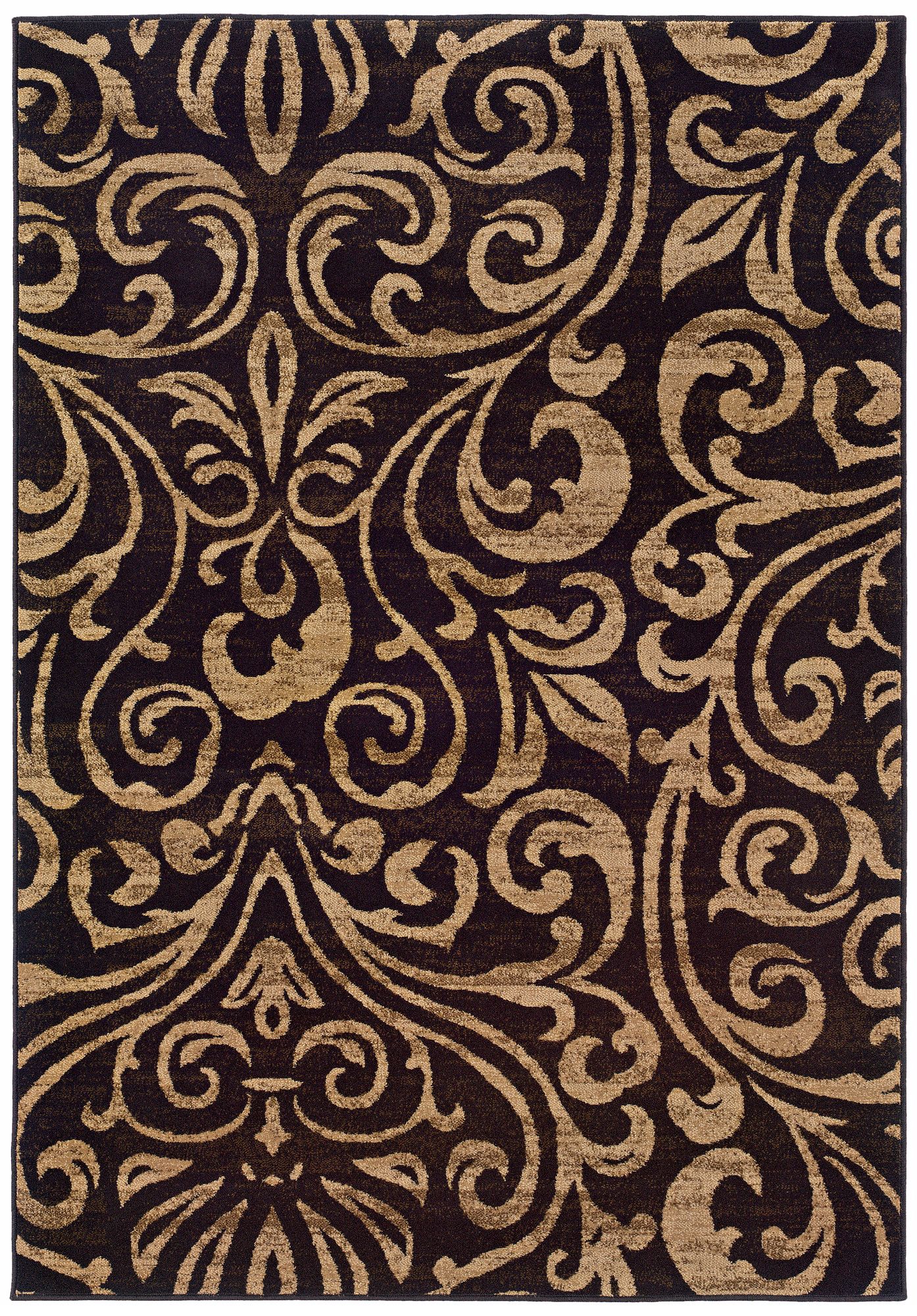 Oriental Weavers Emerson 2033C Black Area Rug
