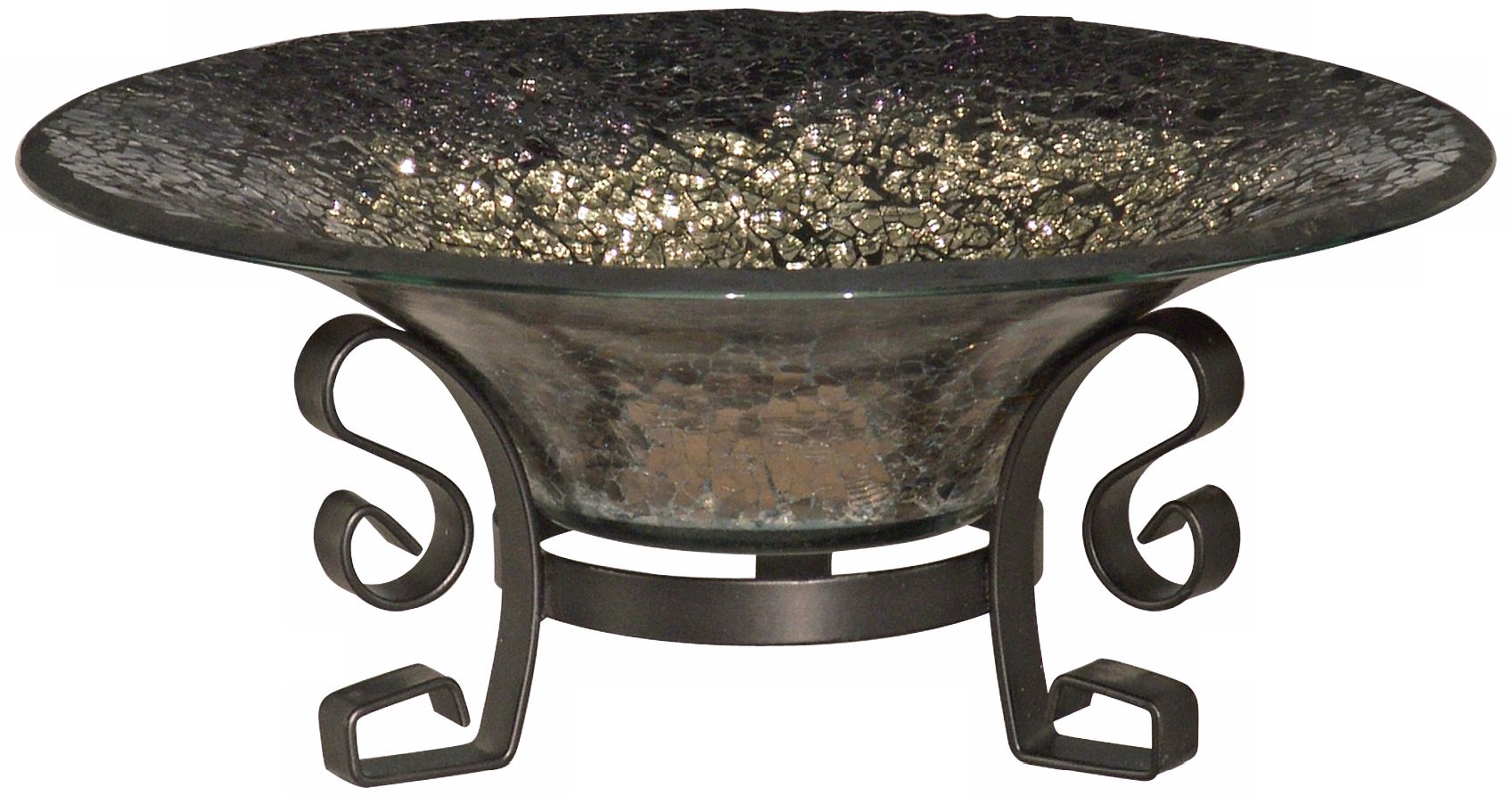 Dale Tiffany Quartz Mosaic Art Glass Bowl