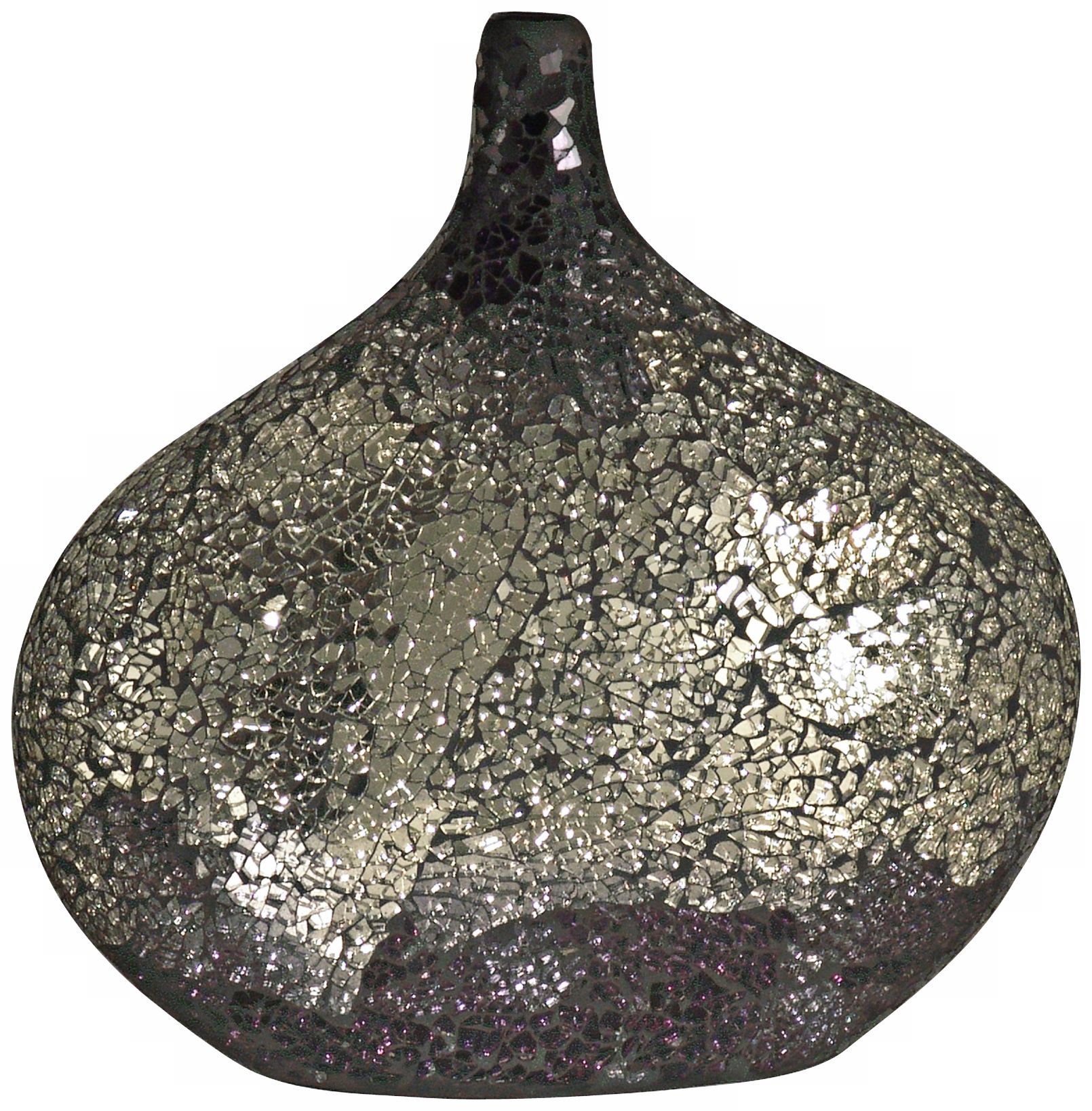 Dale Tiffany Quartz Mosaic Art Glass Vase