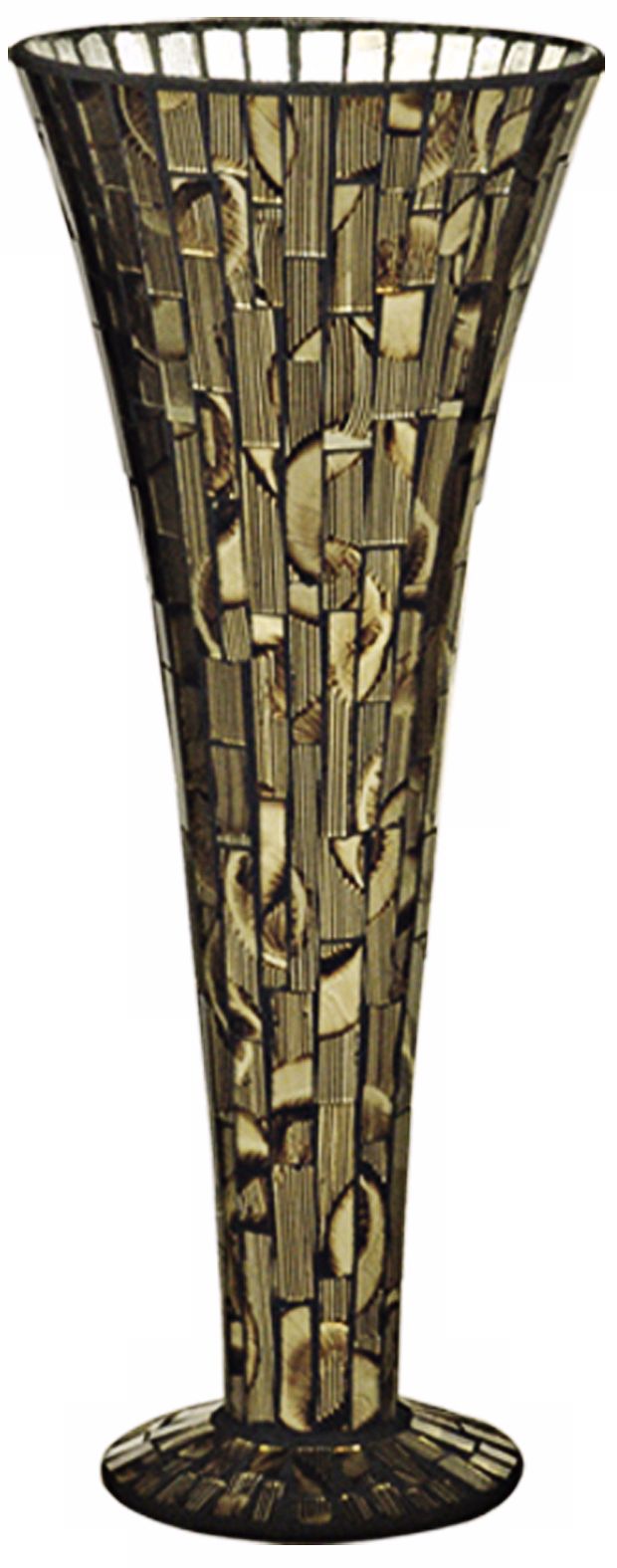 Dale Tiffany Boa Small Mosaic Art Glass Vase