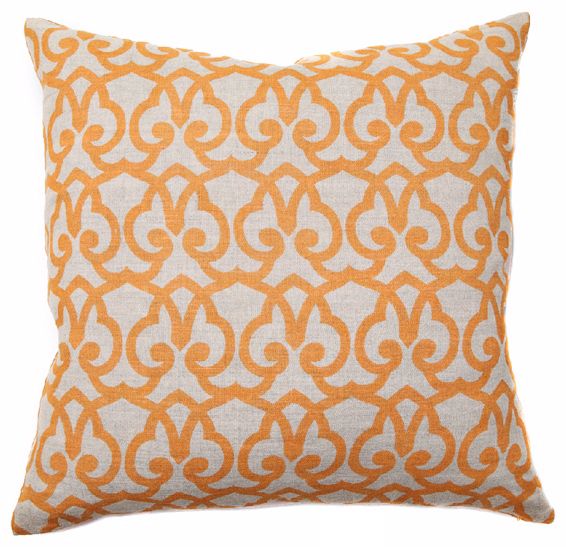 Full Bloom London 22" Wide Gold Accent Pillow